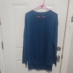 a.n.a Teal-Blue Crewneck Sweater